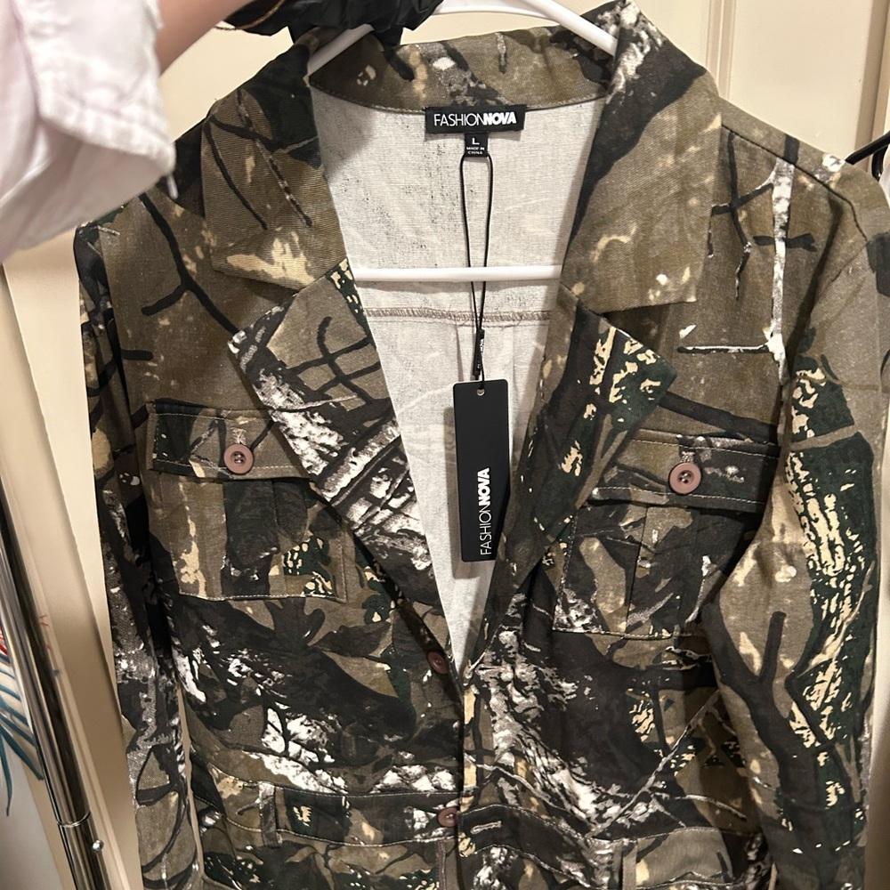 On the hunt camo jumpsuit